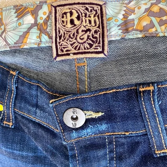 Rich & Skinny Jeans in Twilight Vintage Dark Denim Low Rise Size 27